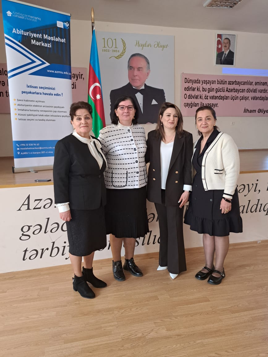 AzMİU-nun Təbliğat-təşviqat komandası 252 nömrəli məktəb-liseydə görüş keçirib