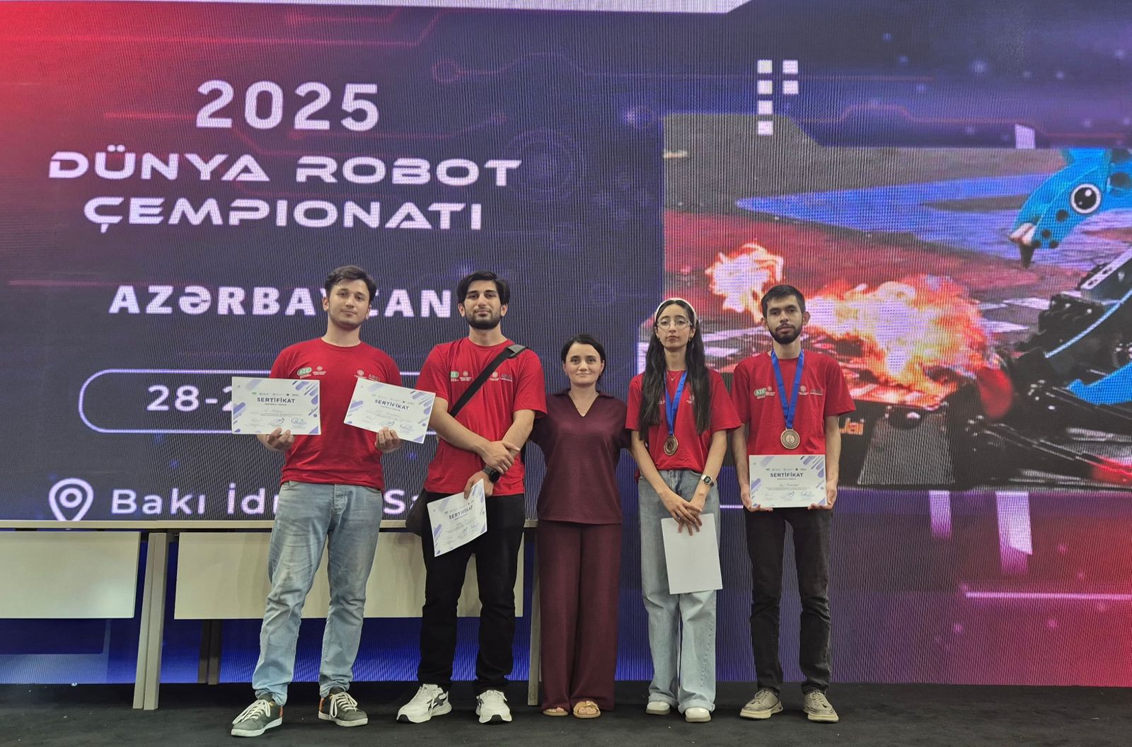 AzMİU tələbələri Dünya Robot Çempionatının Azərbaycan finalında uğur qazanıblar 