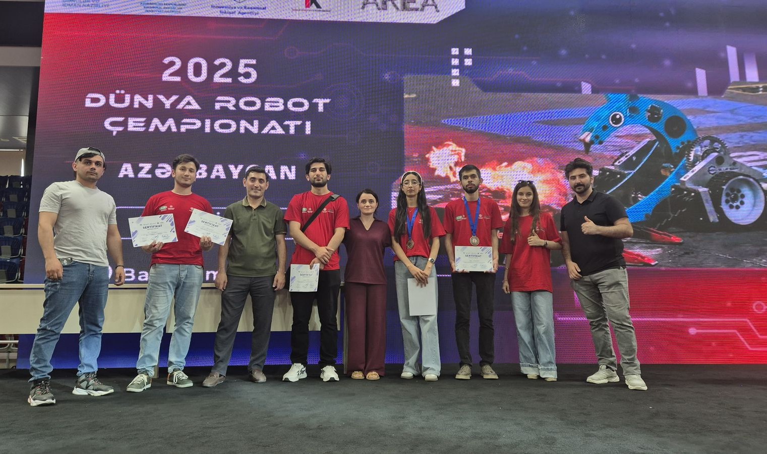 AzMİU tələbələri Dünya Robot Çempionatının Azərbaycan finalında uğur qazanıblar