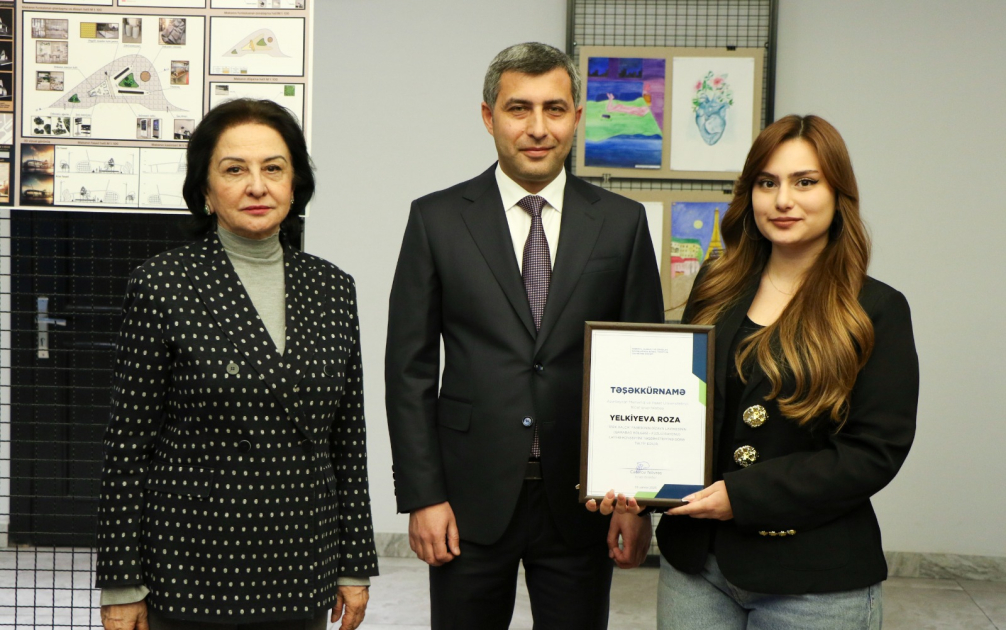 AzMİU tələbələri işğaldan azad olunmuş ərazilərə dair memarlıq layihələrini təqdim ediblər