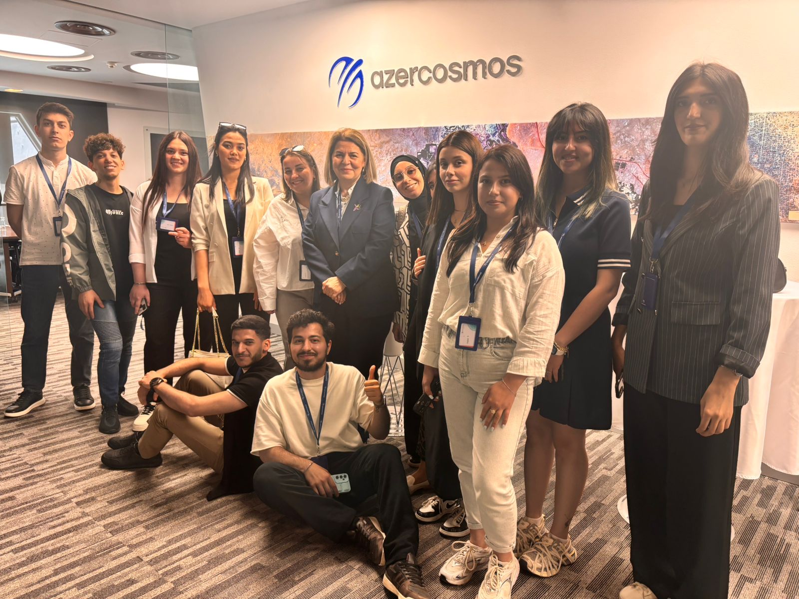 AzMİU tələbələri Kosmik Agentliyin Mərkəzində olublar
