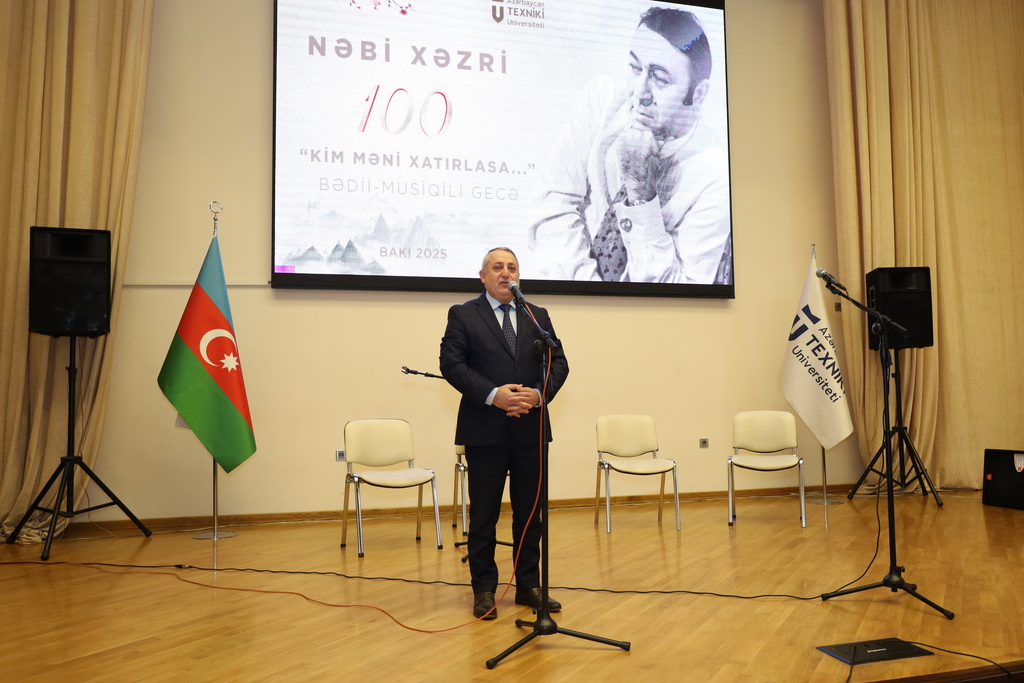 AzTU-da Xalq şairi Nəbi Xəzrinin yubileyi qeyd olunub