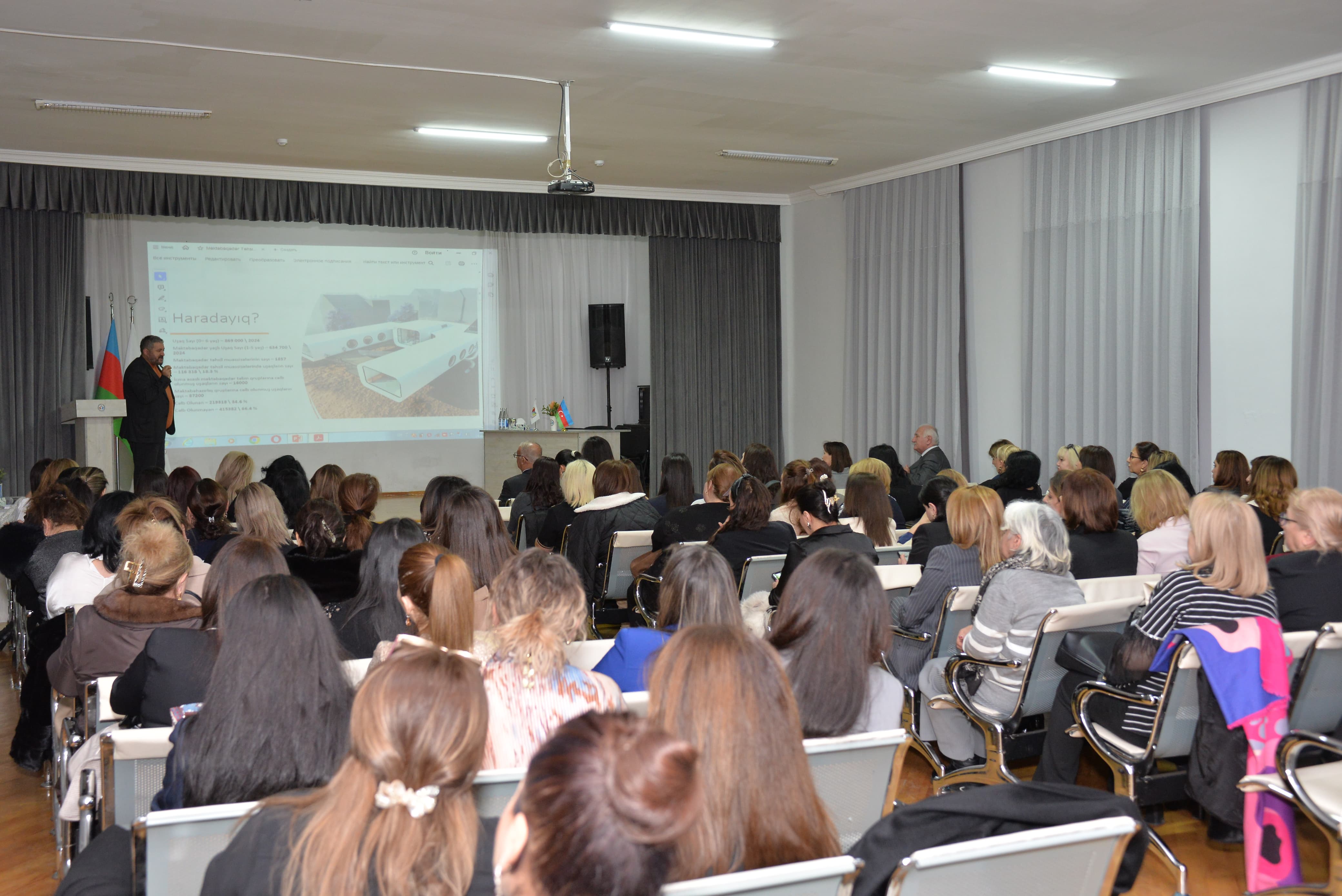 Bağça müdirləri və tərbiyəçi-müəllimlərin ictimai dinləməsi keçirilib 