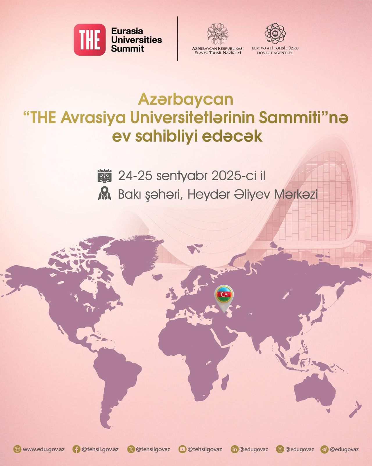 Bakı elm paytaxtına çevrilir: THE-nin sammitinə sayılı günlər qaldı