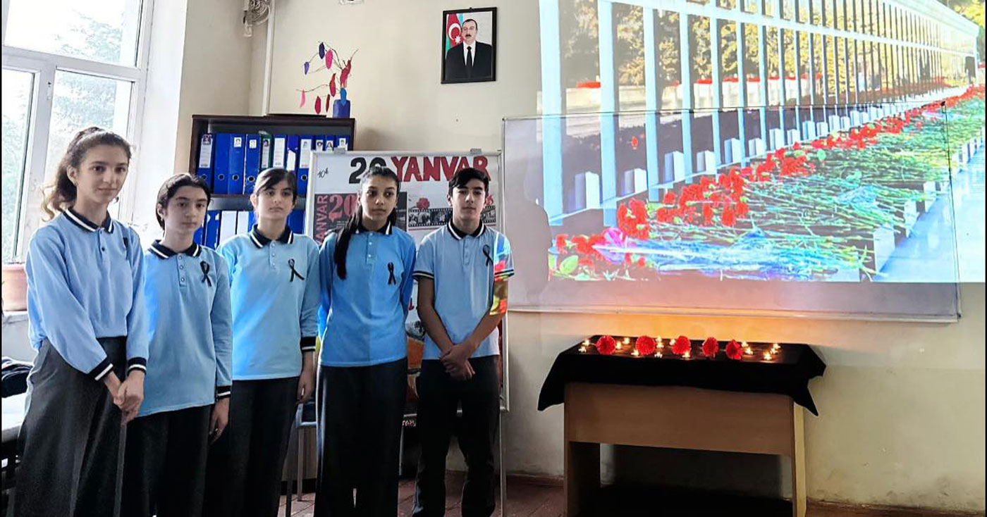 Bakı məktəblərində 20 Yanvara həsr olunmuş tədbirlər keçirilib