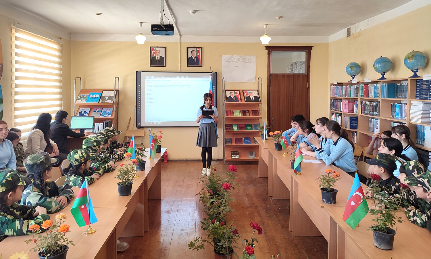 Bakı məktəblərində Ümummilli Liderə həsr olunmuş tədbirlər keçirilib