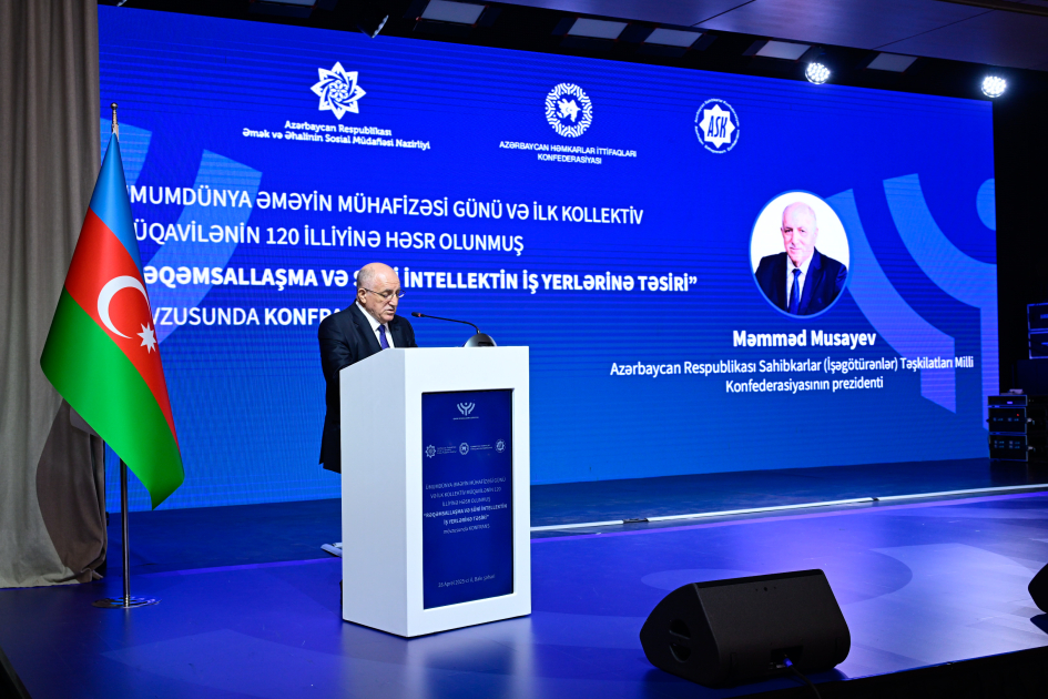 Bakıda "Rəqəmsallaşma və süni intellektin iş yerlərinə təsiri" mövzusunda konfrans keçirilib