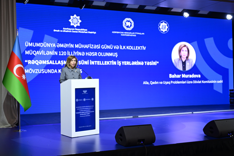 Bakıda "Rəqəmsallaşma və süni intellektin iş yerlərinə təsiri" mövzusunda konfrans keçirilib