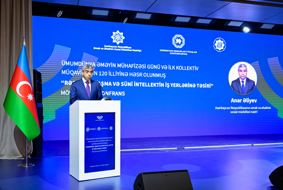 Bakıda "Rəqəmsallaşma və süni intellektin iş yerlərinə təsiri" mövzusunda konfrans keçirilib