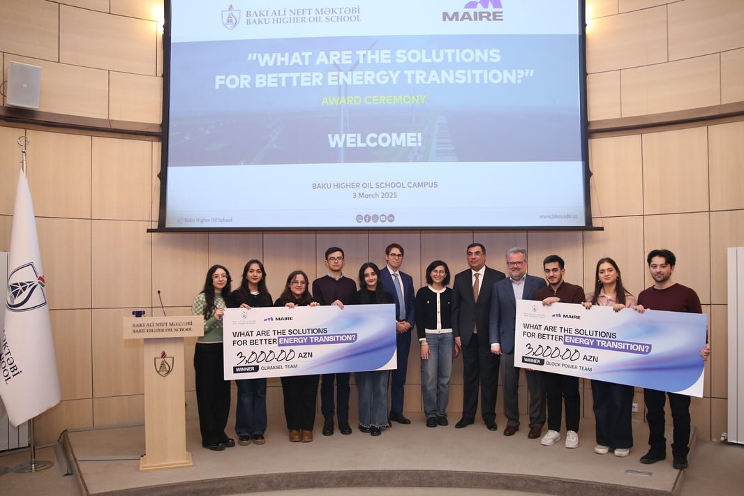 BANM-də “Daha yaxşı enerji keçidi üçün həllər hansılardır?” adlı müsabiqə keçirilib