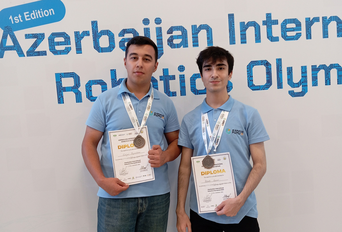 BANM tələbələri AIRO 2025-də ilk üçlükdə yer alıblar 