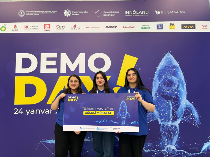 BANM tələbələri “Bilişim Vadisi”nin xüsusi mükafatı ilə təltif olunublar