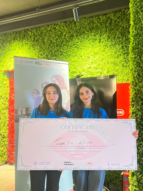 BANM tələbələri “Impulse4Women” tərəfindən keçirilən hakatonun qalibi oldular