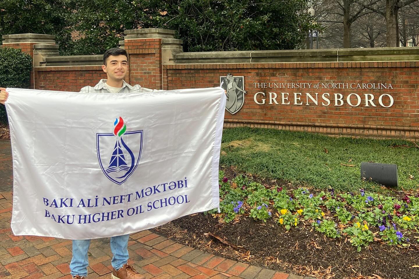 BANM tələbəsi Şimali Karolina Universitetində Azərbaycanla bağlı təqdimat hazırlayıb