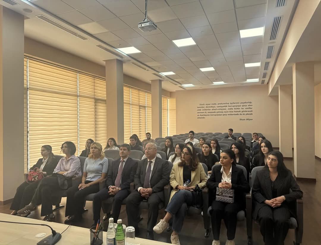 Baş Prokurorluqda ADA tələbələri ilə maarifləndirici görüş keçirilib 