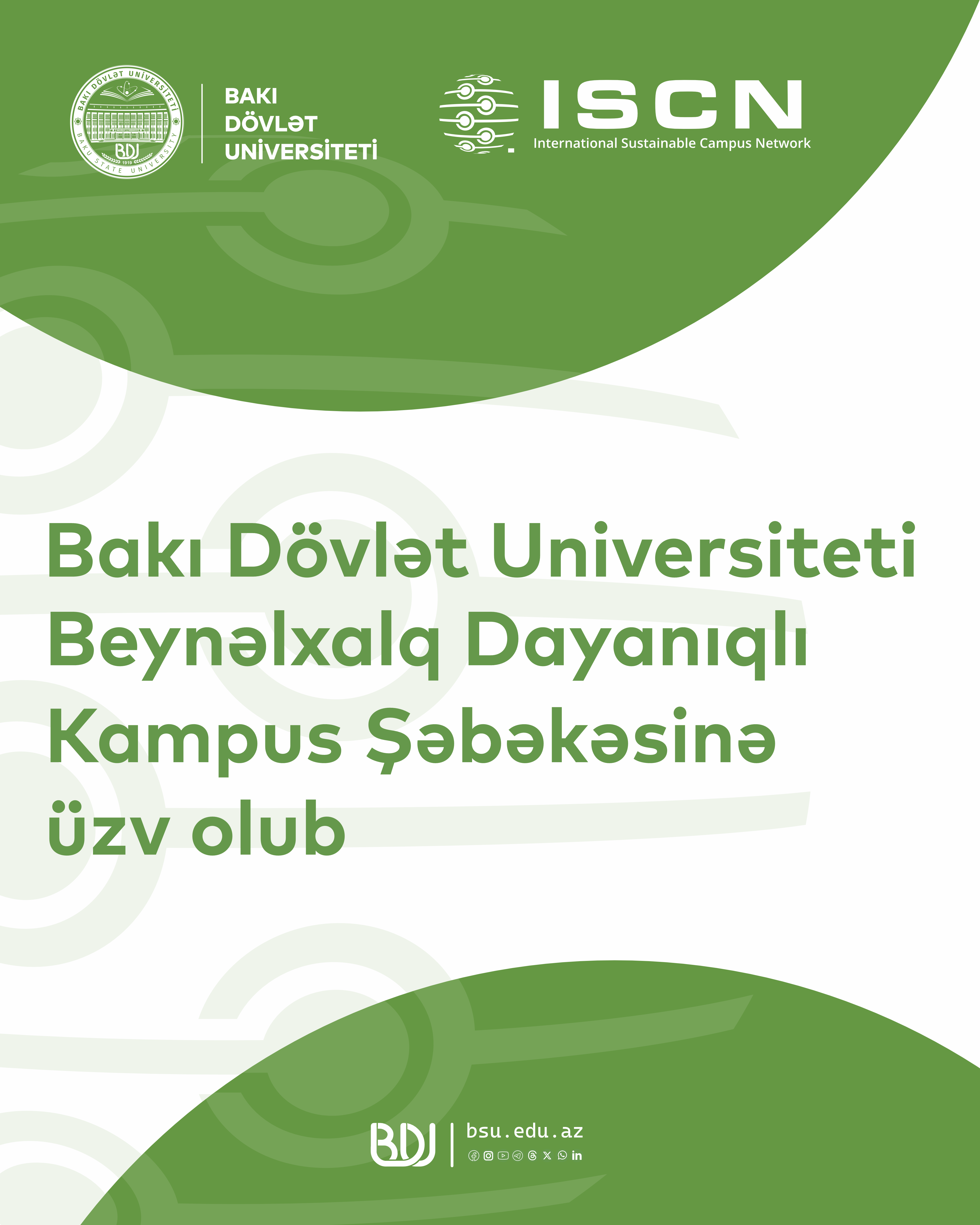 BDU Beynəlxalq Dayanıqlı Kampus Şəbəkəsinə üzv olub