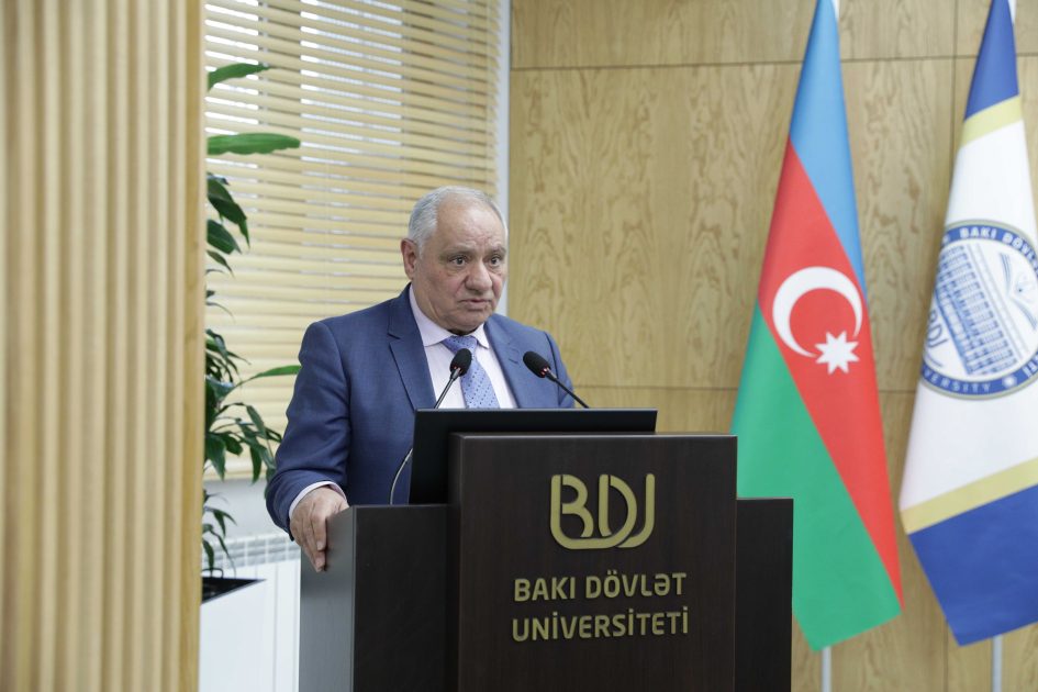 BDU-da akademik Şahin Mustafayevin “Təbriz livasının müfəssəl dəftəri” kitabının təqdimatı olub