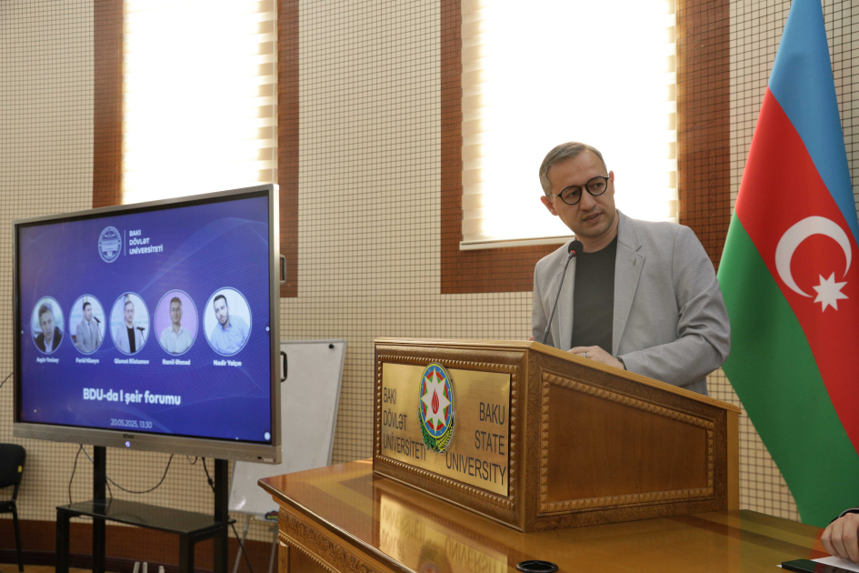 BDU-da birinci şeir forumu keçirilib