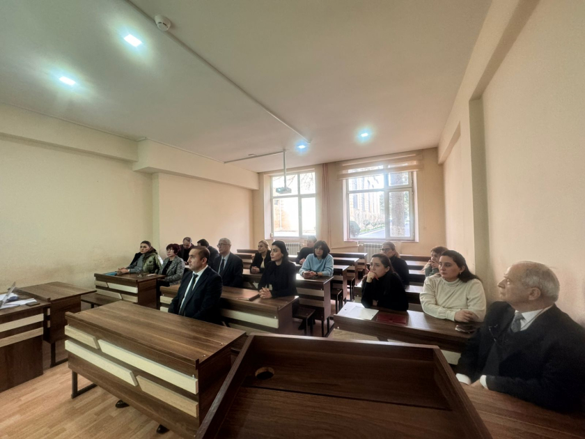 BDU-da Həkəriçay hövzəsində ekoloji vəziyyətin qiymətləndirilməsi aparılıb