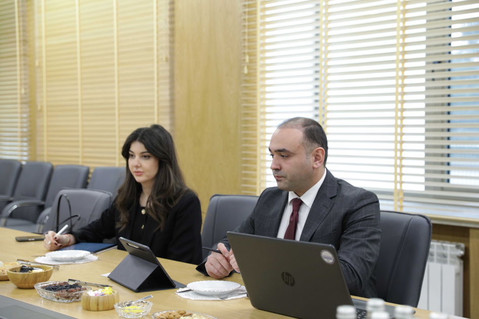 BDU-da Kənd Təsərrüfatı Nazirliyinin Aqrar İnnovasiya Mərkəzinin direktoru ilə görüş olub