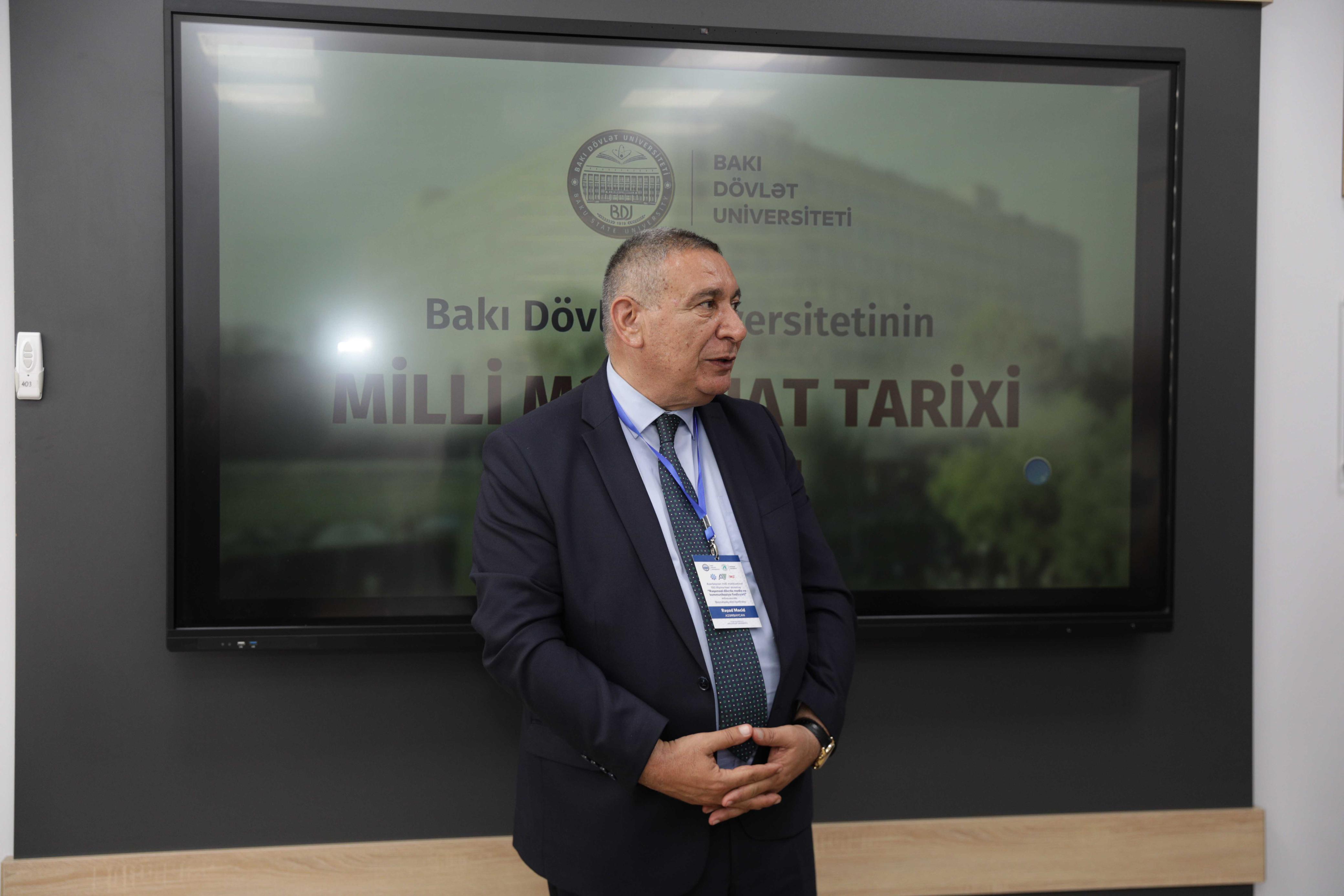 BDU-da “Milli mətbuat tarixi” auditoriyası açılıb