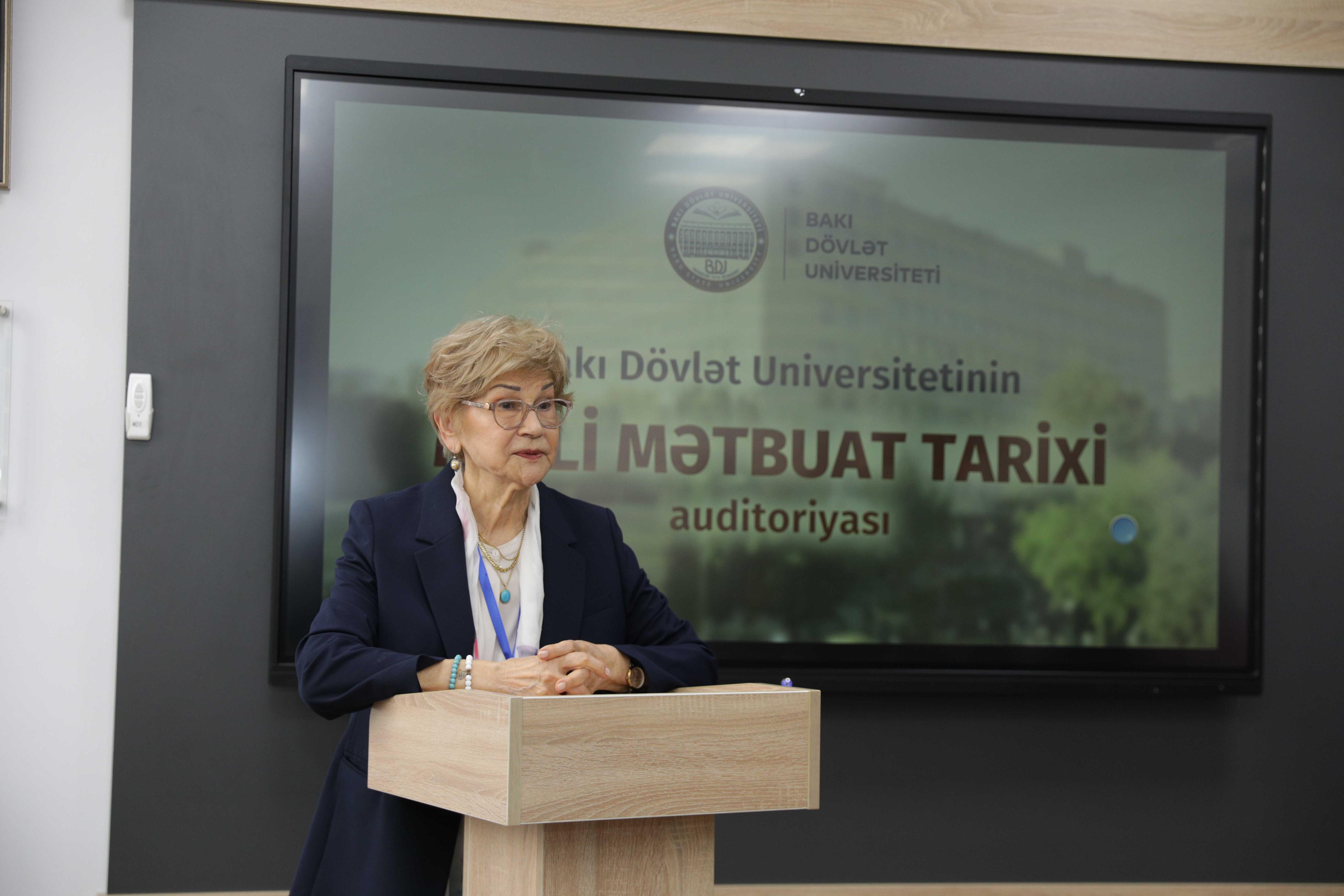 BDU-da “Milli mətbuat tarixi” auditoriyası açılıb