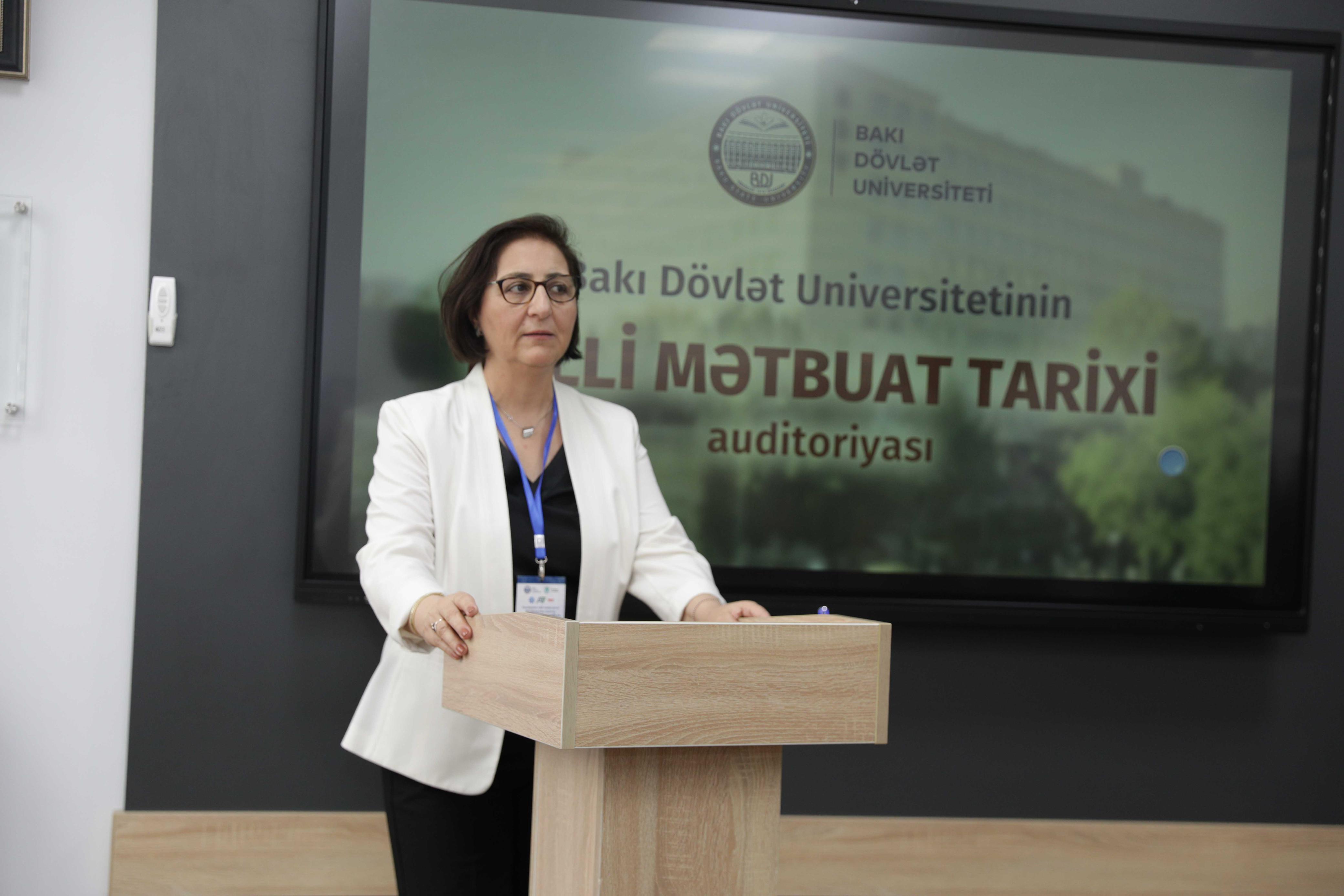 BDU-da “Milli mətbuat tarixi” auditoriyası açılıb