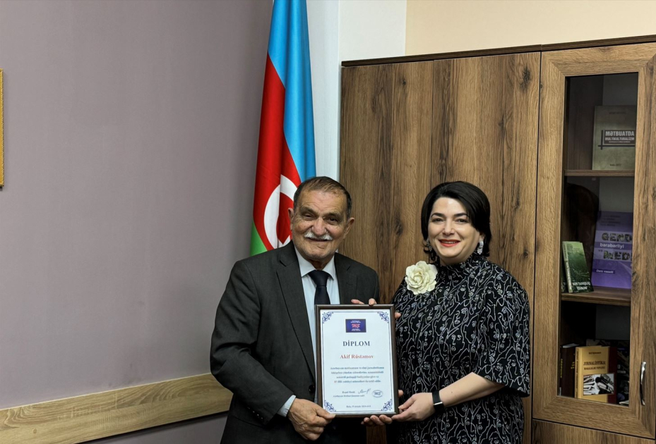 BDU-da professor Akif Rüstəmovun 85 illik yubileyinə həsr olunmuş "dəyirmi masa" keçirilib