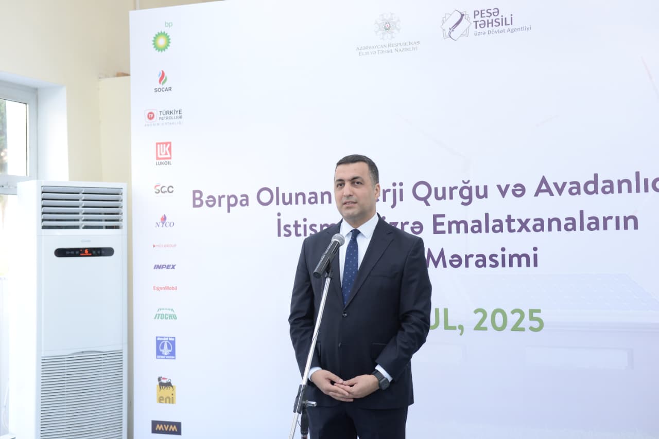 Bərpa olunan enerji üzrə yeni emalatxanalar istifadəyə verilib
