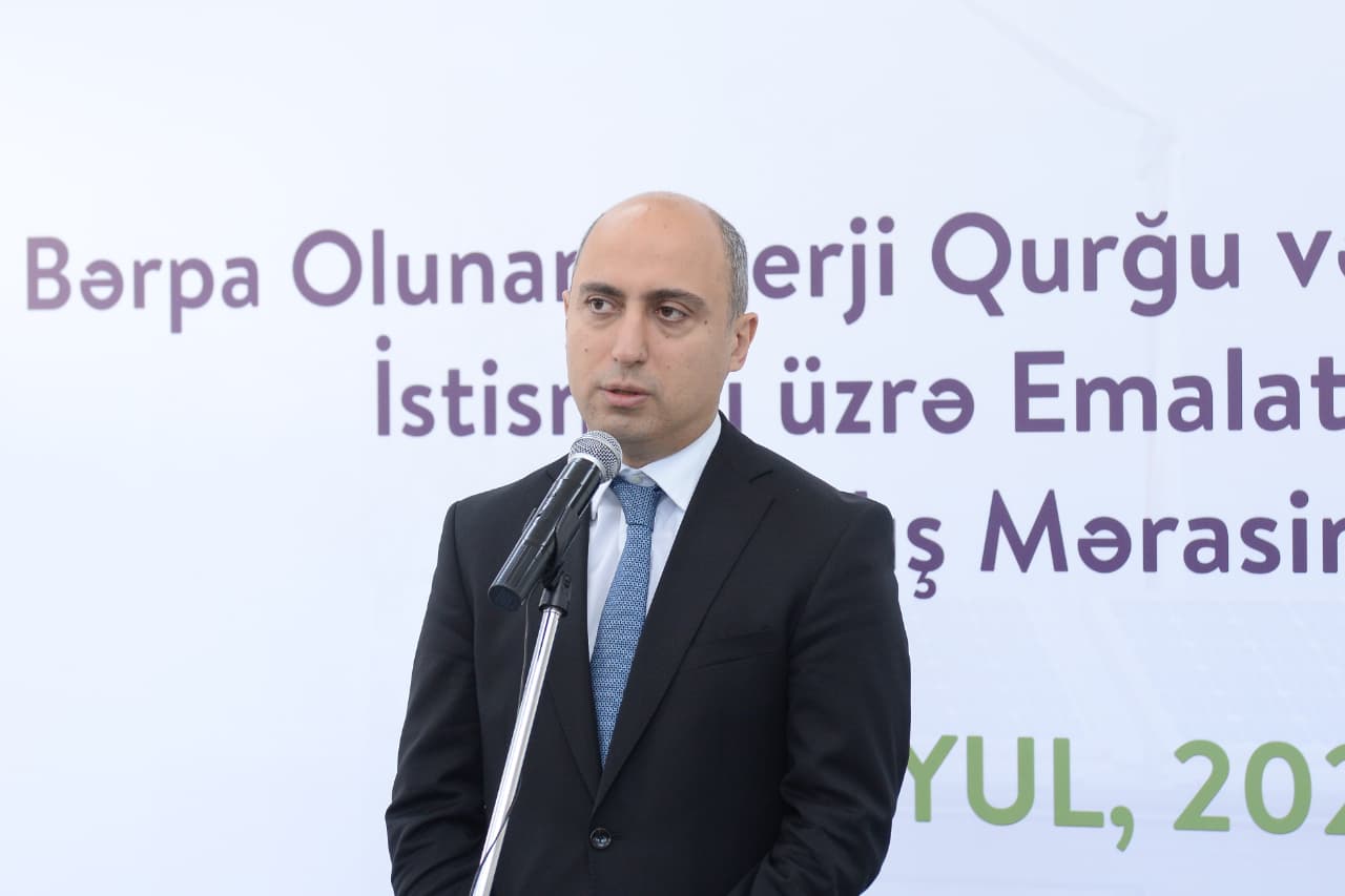 Bərpa olunan enerji üzrə yeni emalatxanalar istifadəyə verilib