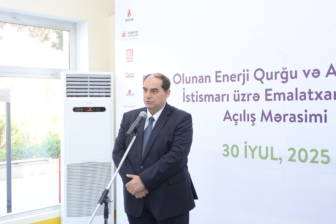 Bərpa olunan enerji üzrə yeni emalatxanalar istifadəyə verilib