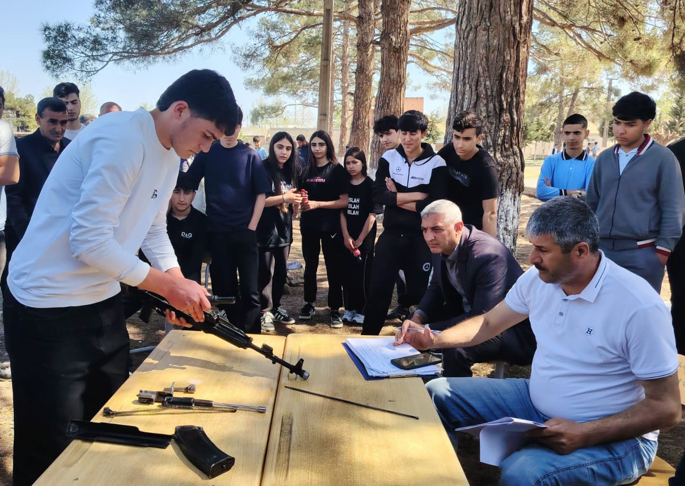 Beyləqan və İmişlidə “Şahin” hərbi-idman oyununun rayon mərhələsi keçirilib