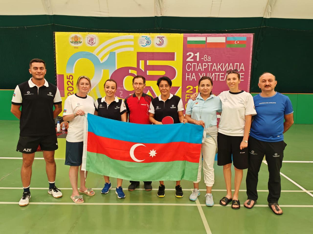 Bir qrup təhsil işçisi Müəllimlərin XXI Yay İdman Oyunlarında iştirak edir