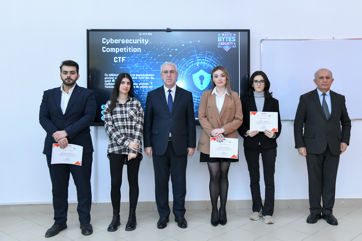 BMU-da kibertəhlükəsizlik üzrə yarış keçirilib