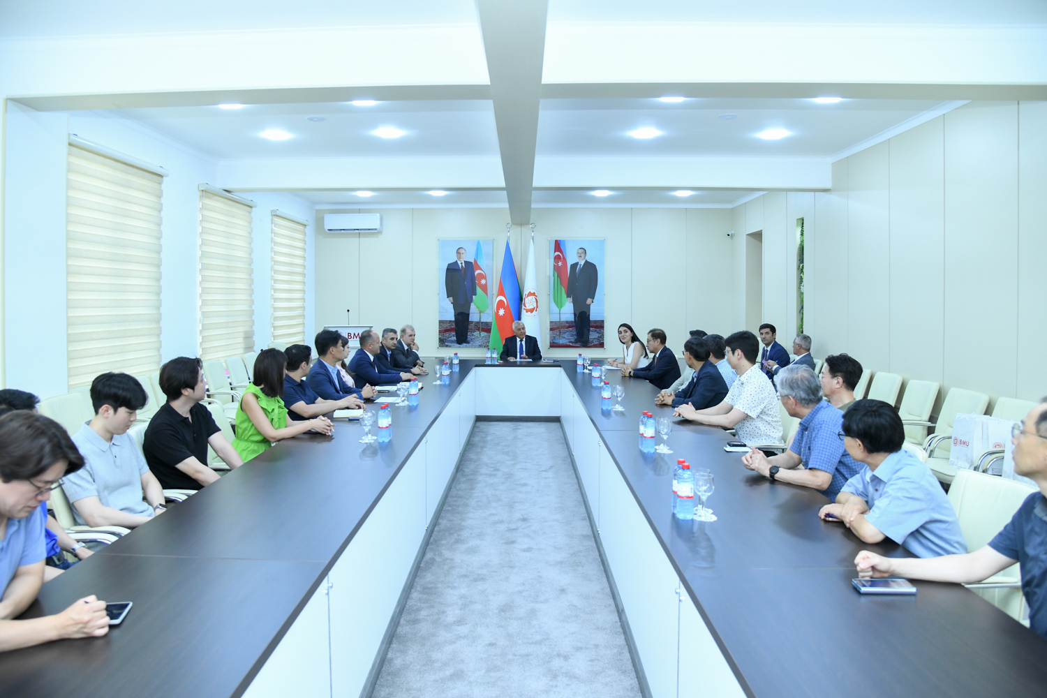 BMU-da “Yay məktəbi”ndə tədris aparan koreyalı müəllimlərlə görüş olub 