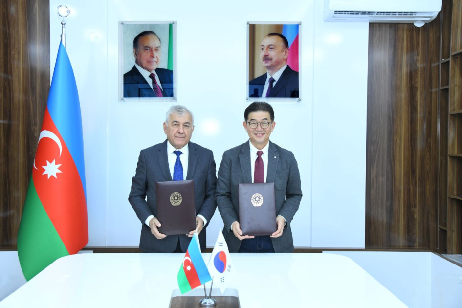 BMU ilə İNHA Universitetinin İqlim Böhranına Cavab Layihə Qrupu arasında sənəd imzalanıb 