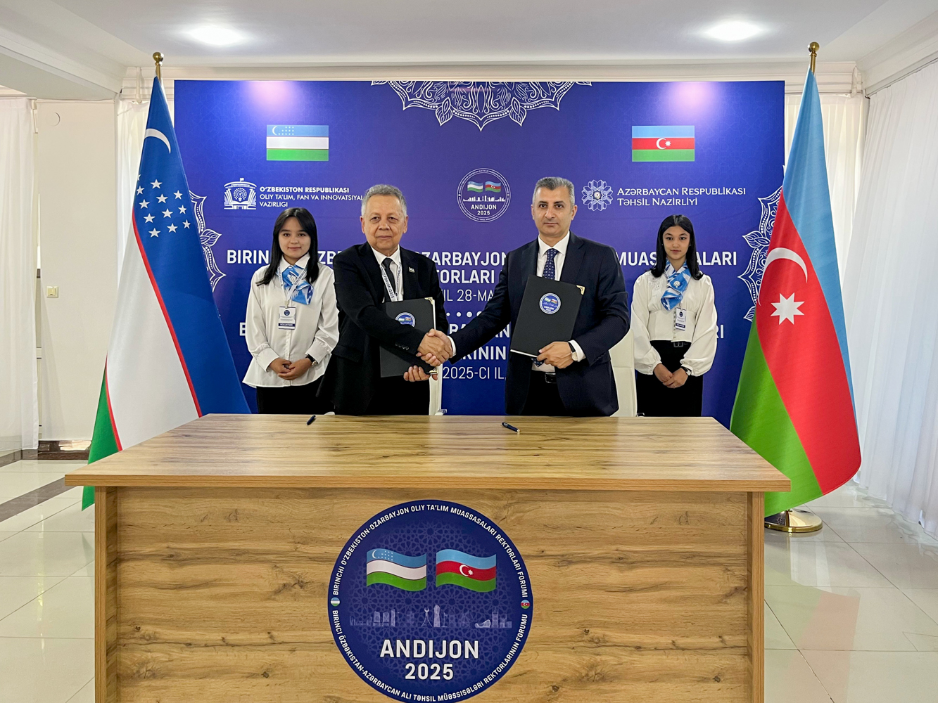 BMU ilə Özbəkistan universitetləri arasında əməkdaşlıq müqavilələri imzalanıb