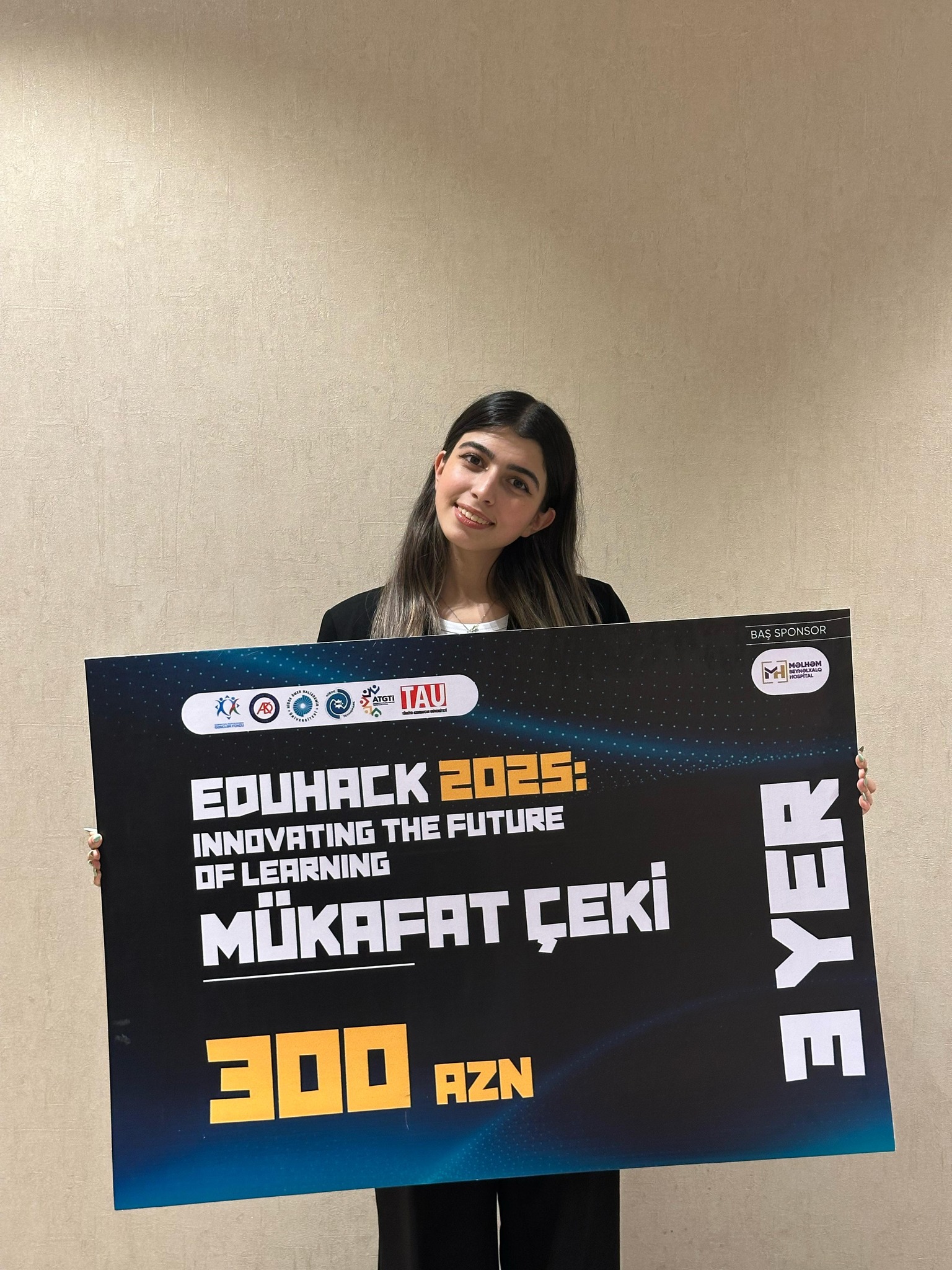 BMU-İNHA İDP tələbələri “EduHack 2025” hakatonunda qalib olublar