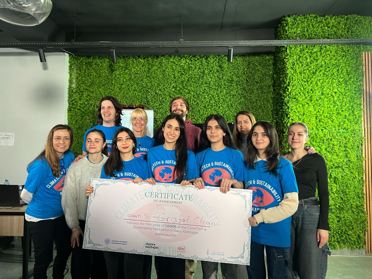 BMU-İNHA İDP tələbələri ekoloji hakatonda uğur qazanıblar