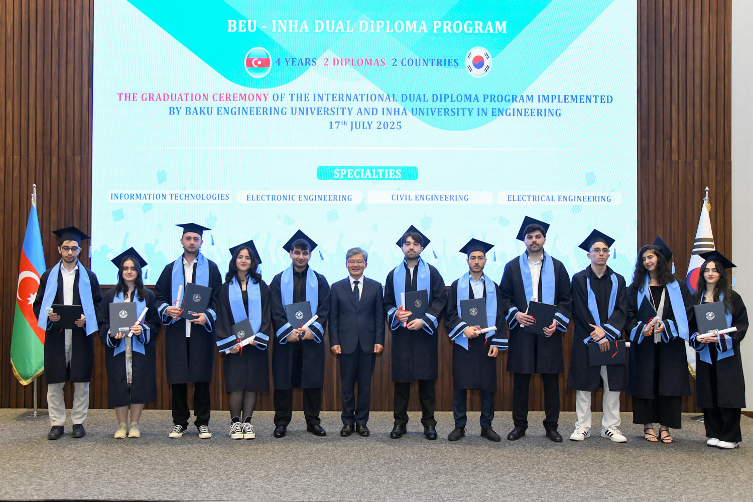 BMU-İNHA ikili diplom proqramının II məzun buraxılışı keçirilib