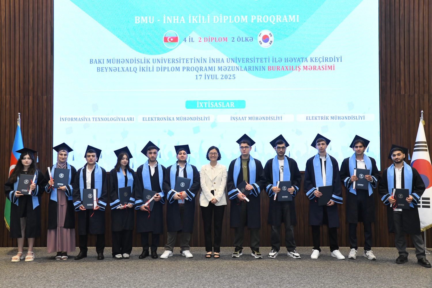 BMU-İNHA ikili diplom proqramının II məzun buraxılışı keçirilib