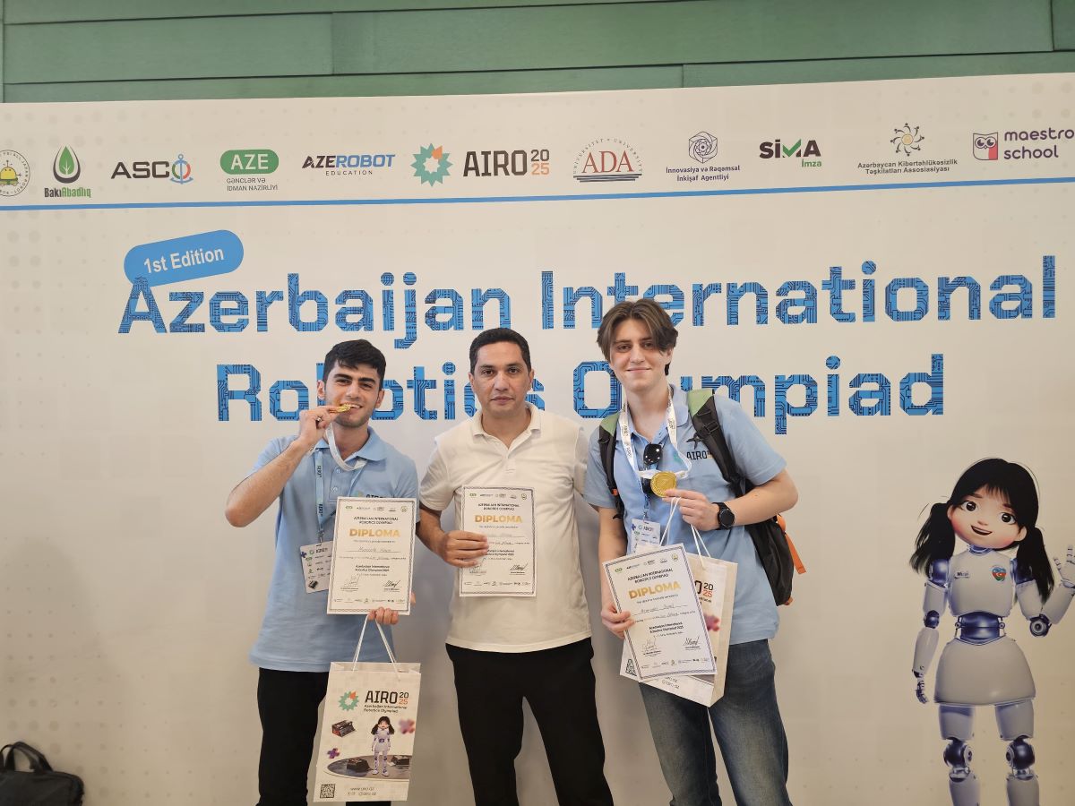 BMU tələbələri “AIRO 2025”də I yeri qazanıblar 