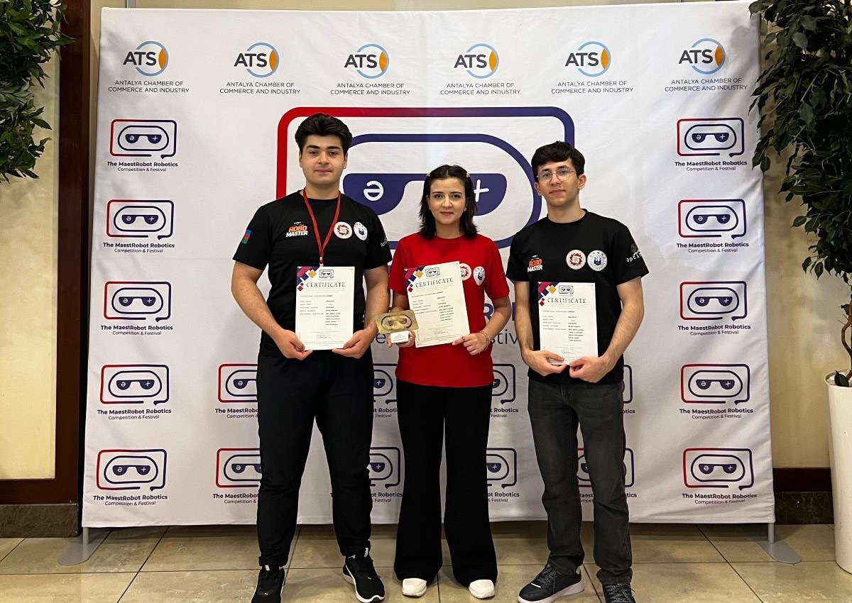 BMU tələbələri “Robotex”in Türkiyədə keçirilən mərhələsində I yerin qalibi olub