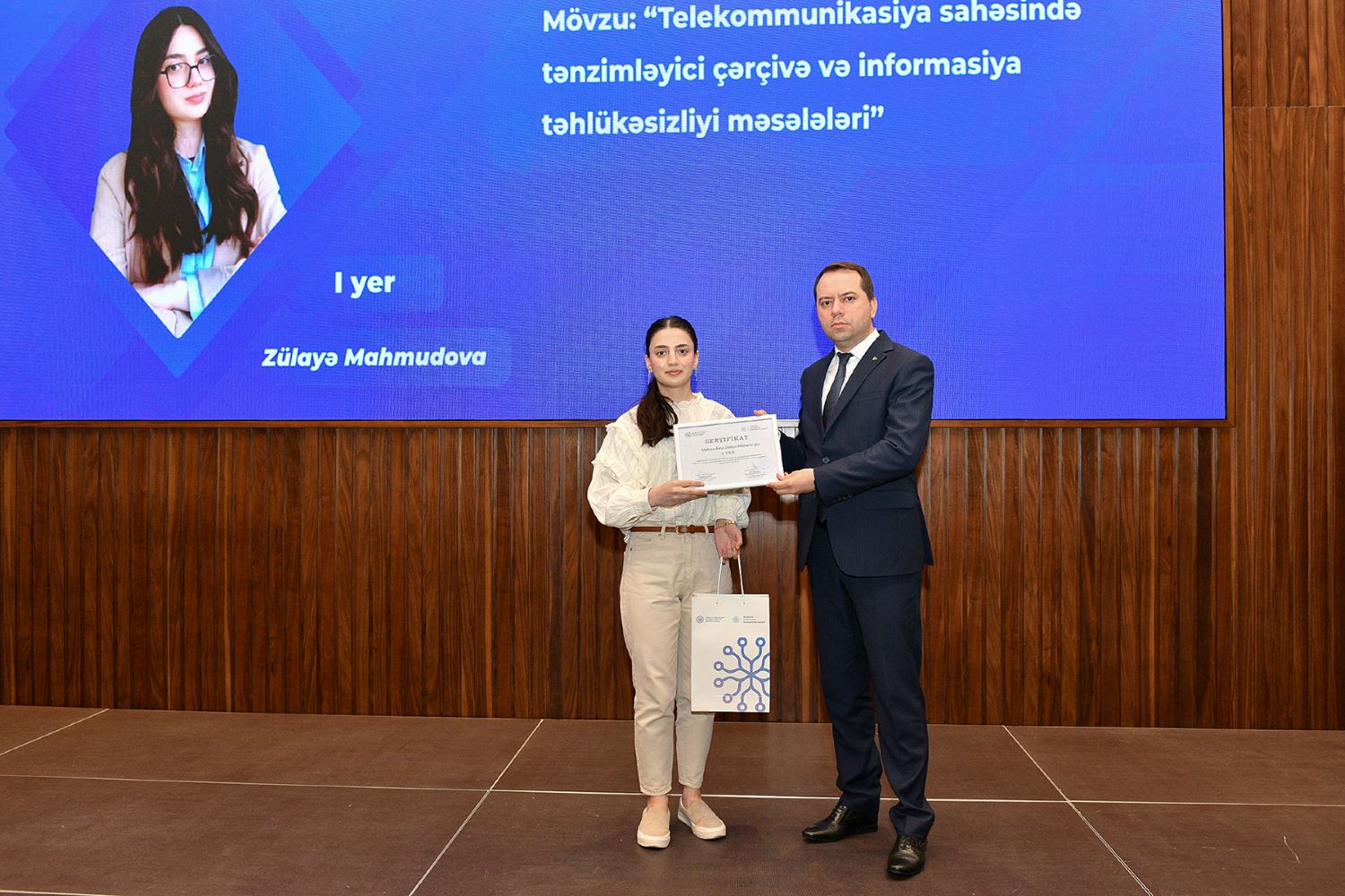 BMU tələbəsi İKTA-nın müsabiqəsində I yerin qalibi olub 