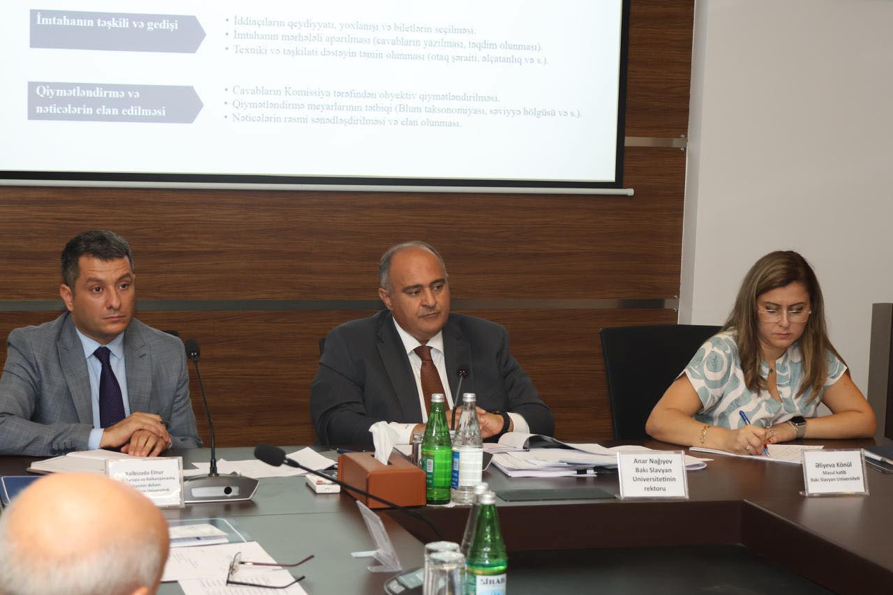 BSU-da fəlsəfə üzrə doktorantura imtahanı ilə bağlı koordinasiya görüşü keçirilib