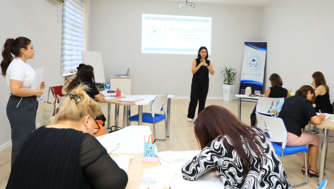 BSU-da “İnklüziv və adaptiv təhsil” mövzusunda təlim keçirilib