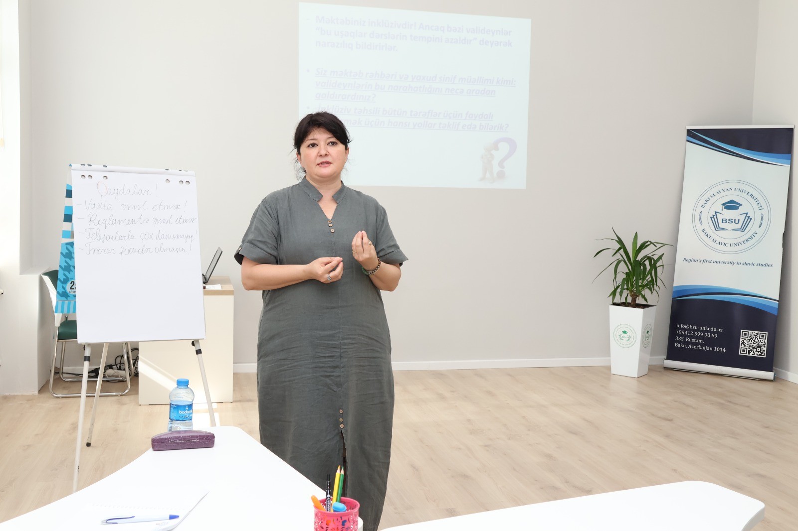 BSU-da “İnklüziv və adaptiv təhsil” mövzusunda təlim keçirilib