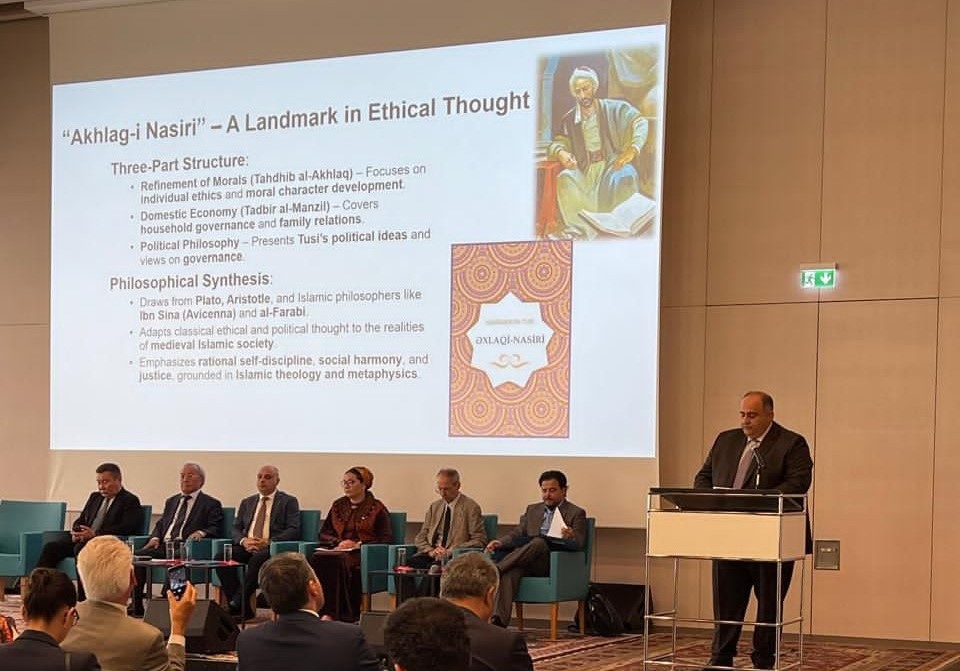 BSU rektoru Berlində keçirilən konfransda çıxış edib 