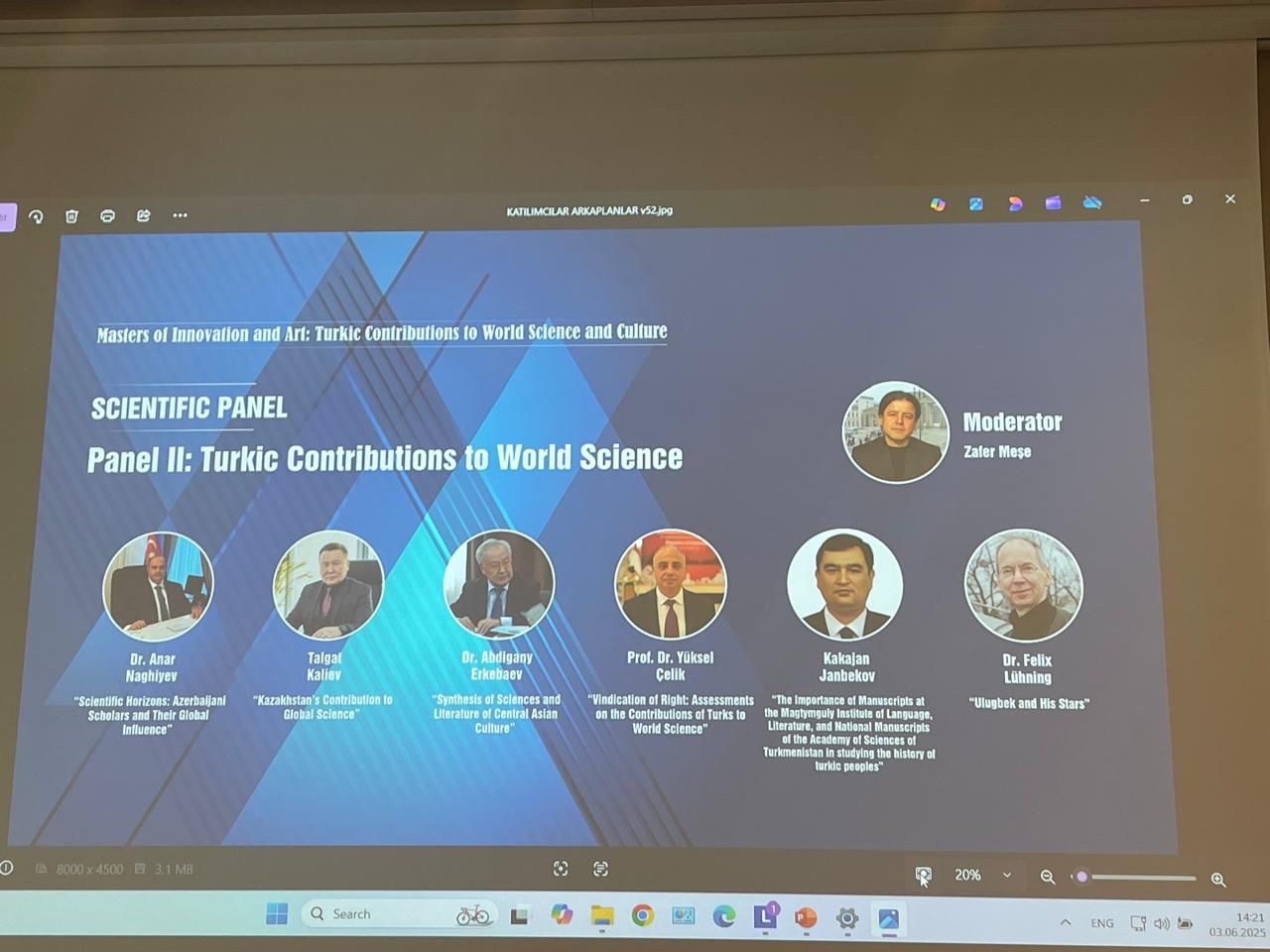 BSU rektoru Berlində keçirilən konfransda çıxış edib