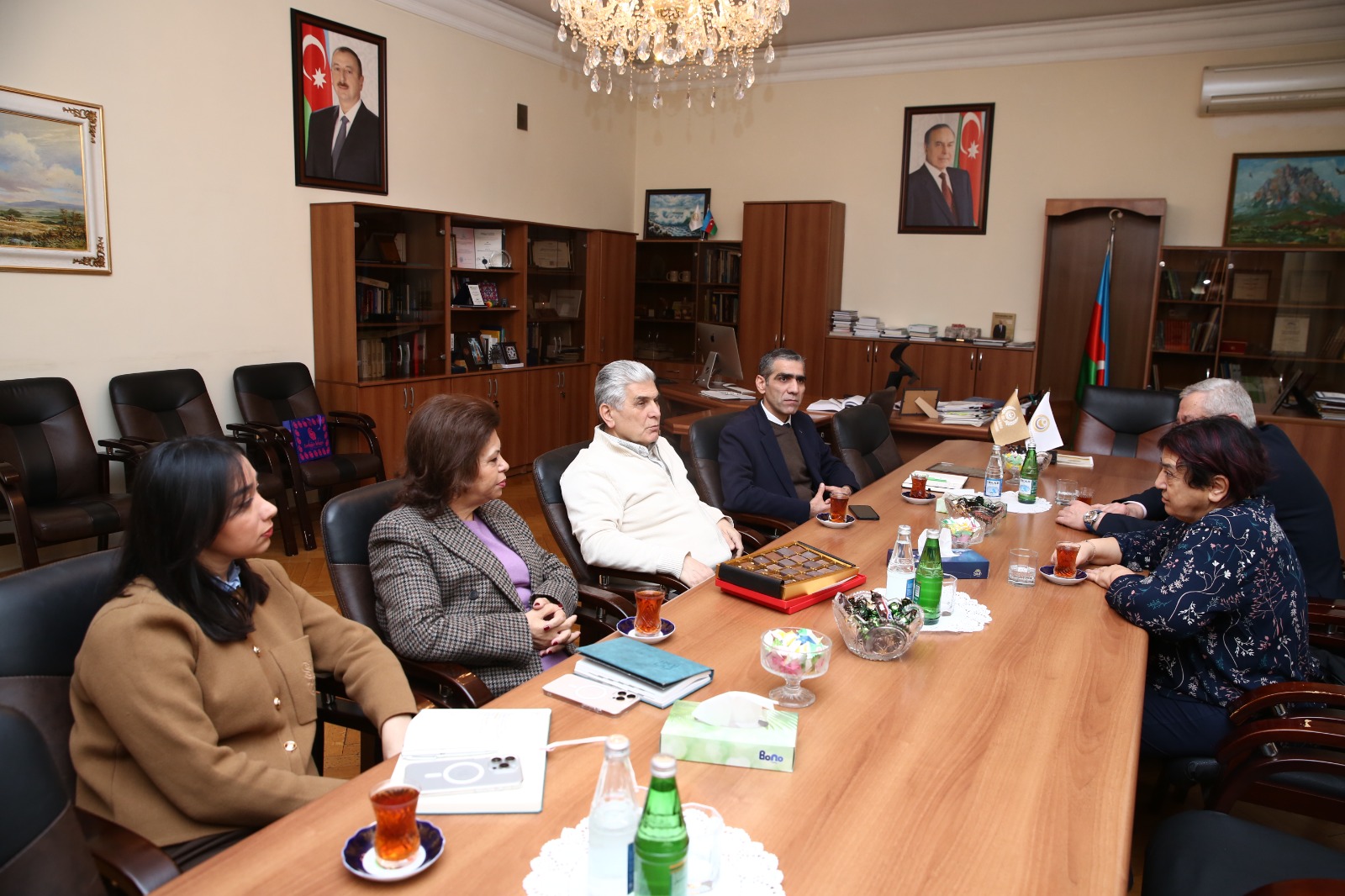 Çankaya Universitetinin prorektoru ADPU-da olub 